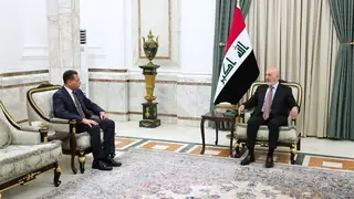 Irak Cumhurbaşkanı Amidi'den Ulusal İstihbarat Servisi'ne Övgü