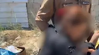 Bağdat'ta polis memuru, Dicle Nehri'ne atlamaya çalışan kadını son anda kurtardı