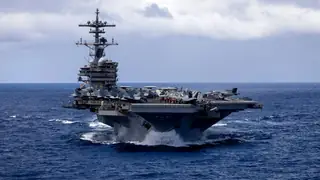 ABD'nin en gelişmiş uçak gemisi USS George H.W. Bush, Orta Doğu'ya ulaştı