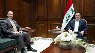 Irak Parlamentosu Başkan Yardımcısı, Futbol Federasyonu Başkanı'nı Kabul Etti