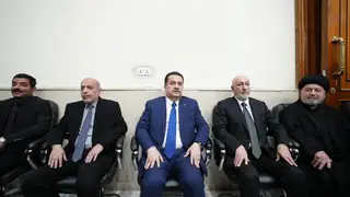 Başbakan Sudani, Merhum Seyyid Hüseyin Muhammed Hadi es-Sadr'ın Taziye Törenine Katıldı