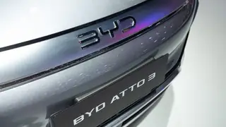 BYD, Pekin Otomobil Fuarı'nda yeni elektrikli modeli Atto 3'ü tanıttı