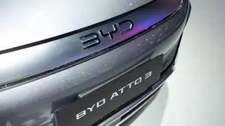 BYD, Pekin Otomobil Fuarı'nda yeni elektrikli modeli Atto 3'ü tanıttı