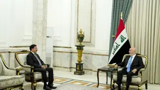 Cumhurbaşkanı, Merkez Bankası Başkanıyla Görüşerek Irak Dinarı'nın Güçlendirilmesinin Zorunluluğuna Vurgu Yaptı
