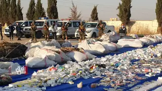 Irak İçişleri Bakanlığı'ndan Suriye'de uyuşturucu operasyonu: 400 bin captagon ele geçirildi