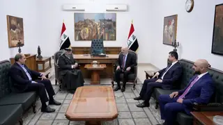 Cumhurbaşkanı, Eski Başbakan Adil Abdulmehdi'yi Kabul Etti