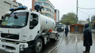 Bağdat Belediyesi'nden yağışlarla mücadele için tam seferberlik