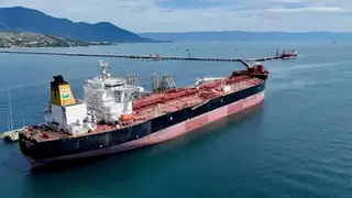 Hürmüz Boğazı yakınlarında gaz tankerlerinin seyir hareketliliği