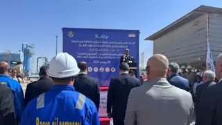 Irak Petrol Bakanlığı, Bin Ömer Hızlı Gaz Yatırım Projesi'nin ilk aşamasını hizmete açtı