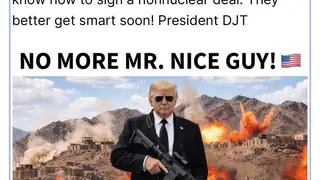Trump'tan İran'a uyarı: 'Sakin adam dönemi sona erdi'