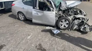 Kerkük-Bağdat yolunda trafik kazası: 1 ölü, 6 yaralı