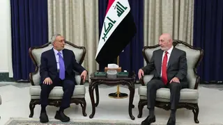 Cumhurbaşkanı, Mahmud El-Meşhedani'yi kabul etti