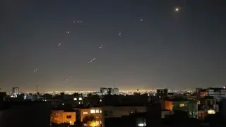 Tahran semalarında hava savunma sistemleri devreye girdi