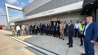 İki aylık aranın ardından Kerkük Havalimanı'nda uçuşlar yeniden başladı