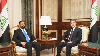 Ali Falih ez-Zeydi ve Neçirvan Barzani yeni hükümetin kurulması sürecini görüştü