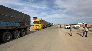 Sınır Kapıları Kurumu: Irak'tan Suriye'ye İlk Çimento İhracatı El-Velid Kapısı Üzerinden Başladı