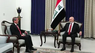 Irak Cumhurbaşkanı ve Yolsuzlukla Mücadele Komisyonu Başkanı'ndan ortak mücadele vurgusu