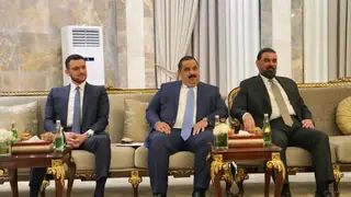 Samerrai'nin katılımıyla Siyasi Konsey, kabine dosyasını görüşmek üzere Zeydi ile bir araya geldi