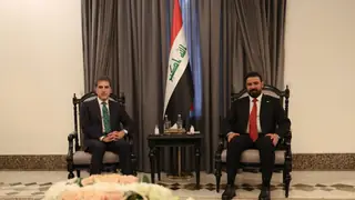 Neçirvan Barzani ve Ali el-Zeydi'den İstikrar ve Çözüm Vurgusu