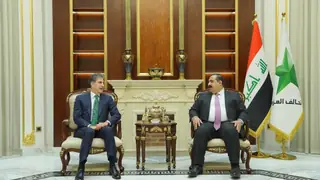 El-Samarrai, Kürdistan Bölgesi Başkanı Barzani ile yeni hükümetin kurulmasını görüştü