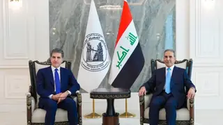 Yargı Konseyi Başkanı Zeydan ve Barzani'den Anayasal Süreçlere Vurgu