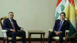 Neçirvan Barzani ve Esad el-İdani'den Basra ile Kürdistan Bölgesi Arasında İş Birliğini Geliştirme Vurgusu