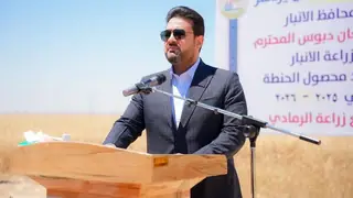 Anbar Valisi, Ramadi'de 2025-2026 Buğday Hasat Sezonunu Başlattı