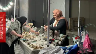 Erbil'de küçük işletmeleri desteklemek amacıyla el sanatları pazarı kuruldu