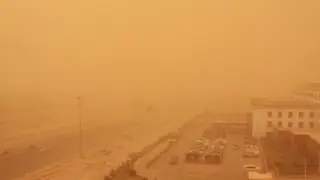 İran'ın İlam Eyaletinde Toz Fırtınası Alarmı