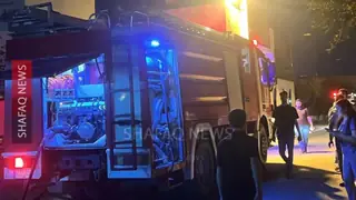 Kerkük'teki bir hastanede yangın çıktı