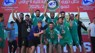 Irak Plaj Futbolu Ligi'nde şampiyon Masafi Al-Wasat oldu