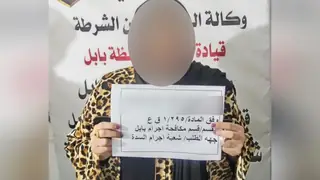 Bağdat'tan Babil'e uzanan sahte çek operasyonu: Dolandırıcı kadın yakalandı