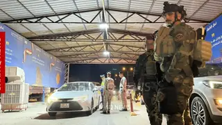 Babil'de güvenlik kontrol noktasında görevlinin ölümü
