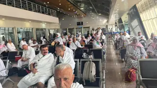 Irak Hava Yolları, 14 binden fazla Iraklı hacıyı kutsal topraklara taşımak için 81 sefer düzenlediğini açıkladı