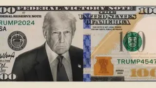 Trump, 100 dolarlık banknot üzerindeki Franklin portresini kendi portresiyle değiştiriyor