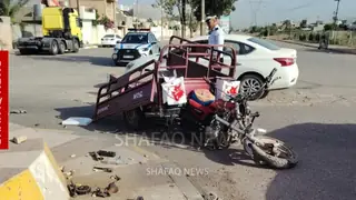 Tuzhurmatu’da minibüs ile tır çarpıştı, iki kişi ağır yaralandı