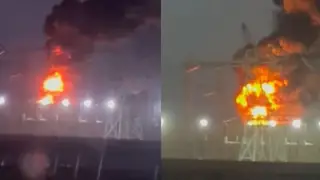 Diyala’daki en büyük elektrik santralinde yangın çıktı