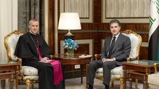Barzani Vatikan Büyükelçisiyle Görüştü