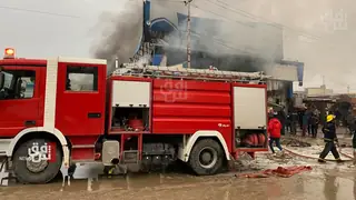 Ninova'da hasat sezonu için itfaiye takviyesi: 25 araç Musul'a ulaştı